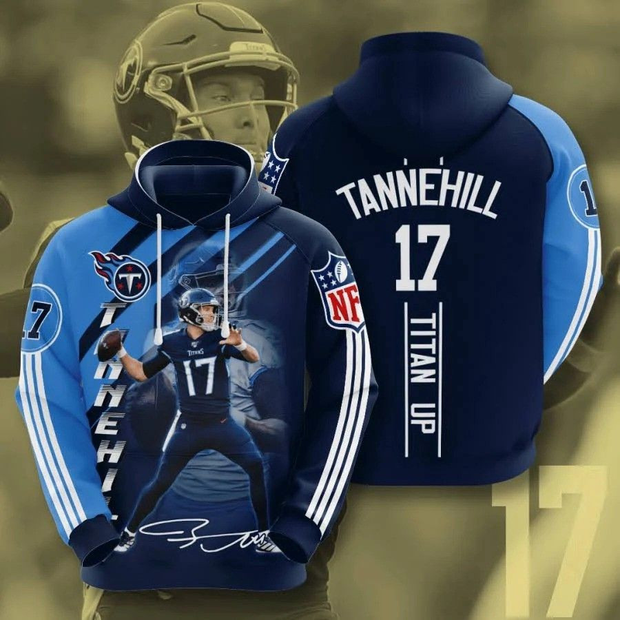 NFL Ryan Tannehill Tennessee Titans NFL Hoodie  Zip Hoodie
