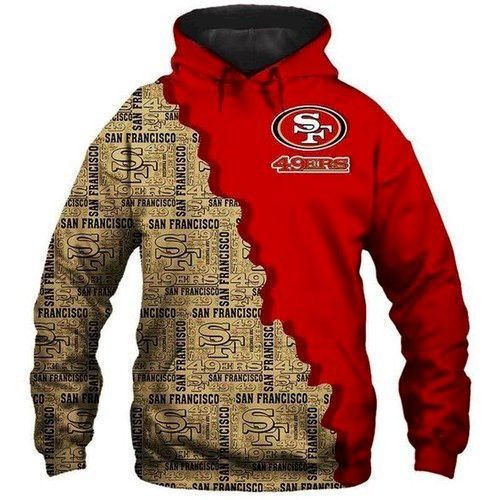 NFL San Francisco 49ers Hoodie  Zip Hoodie Version 1307
