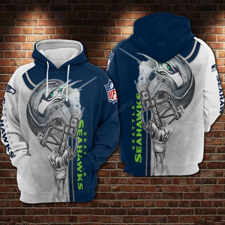 NFL Seattle Seahawks Nfl Football Hoodie  Zip Hoodie Version 2159