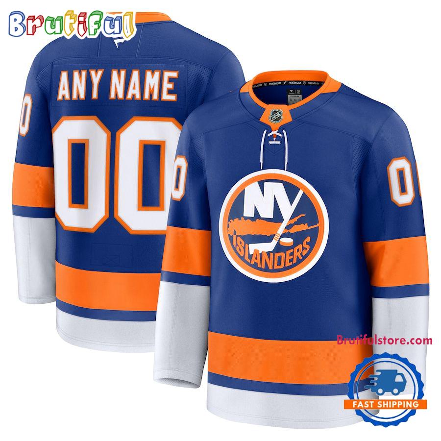 NHL New York Islanders Home Premium Custom Hockey Jersey