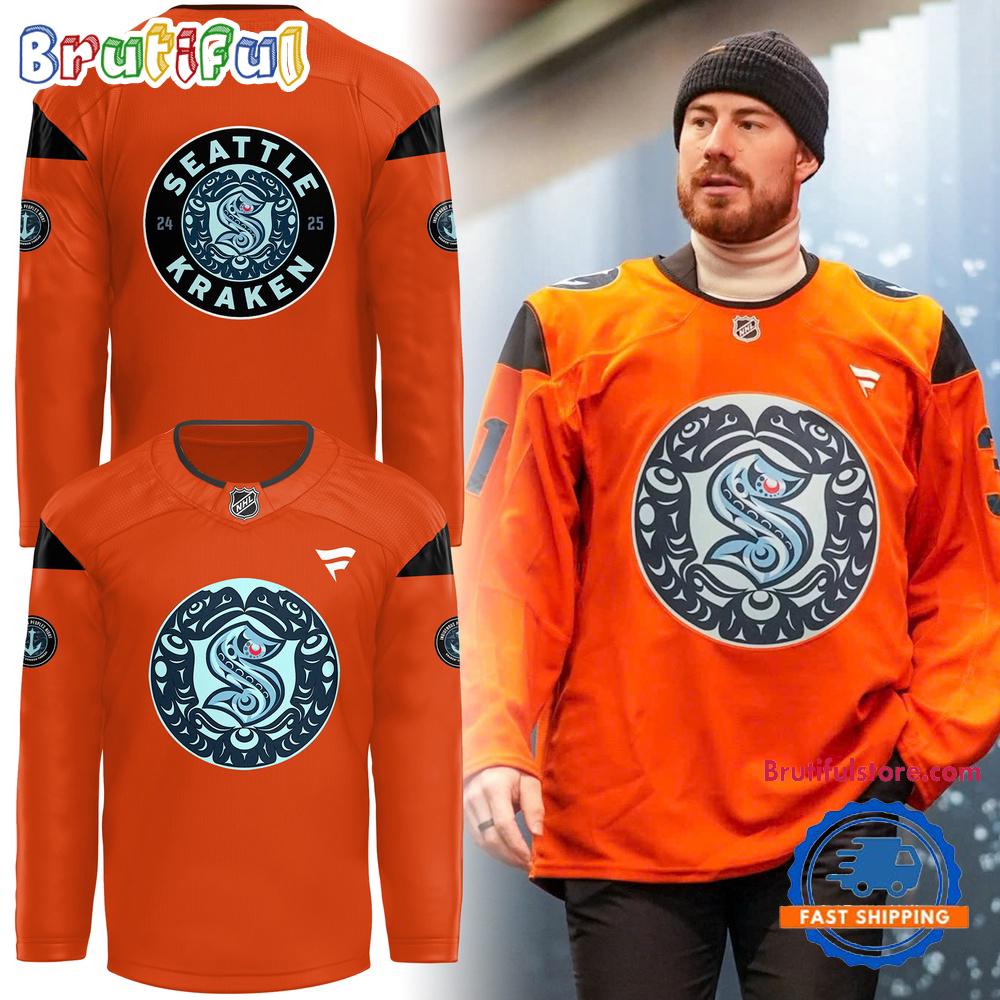 NHL Seattle Kraken Indigenous Peoples Night Hockey Jersey