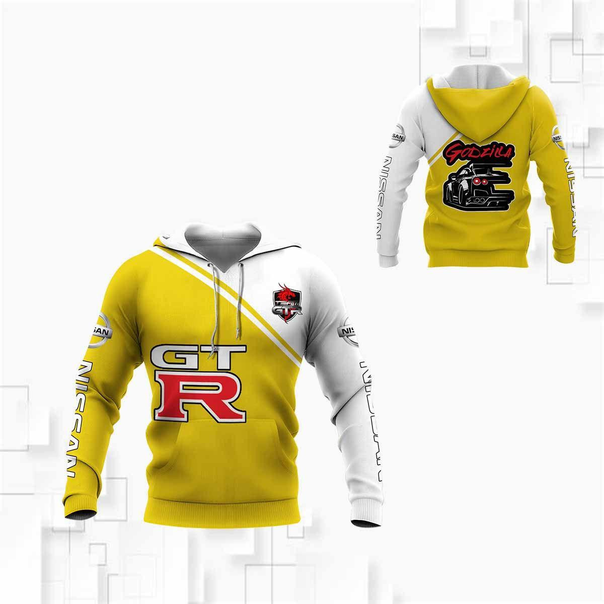 Nissan Gtr Nissan Godzilla All Over Print Hoodie Zip Hoodie 202
