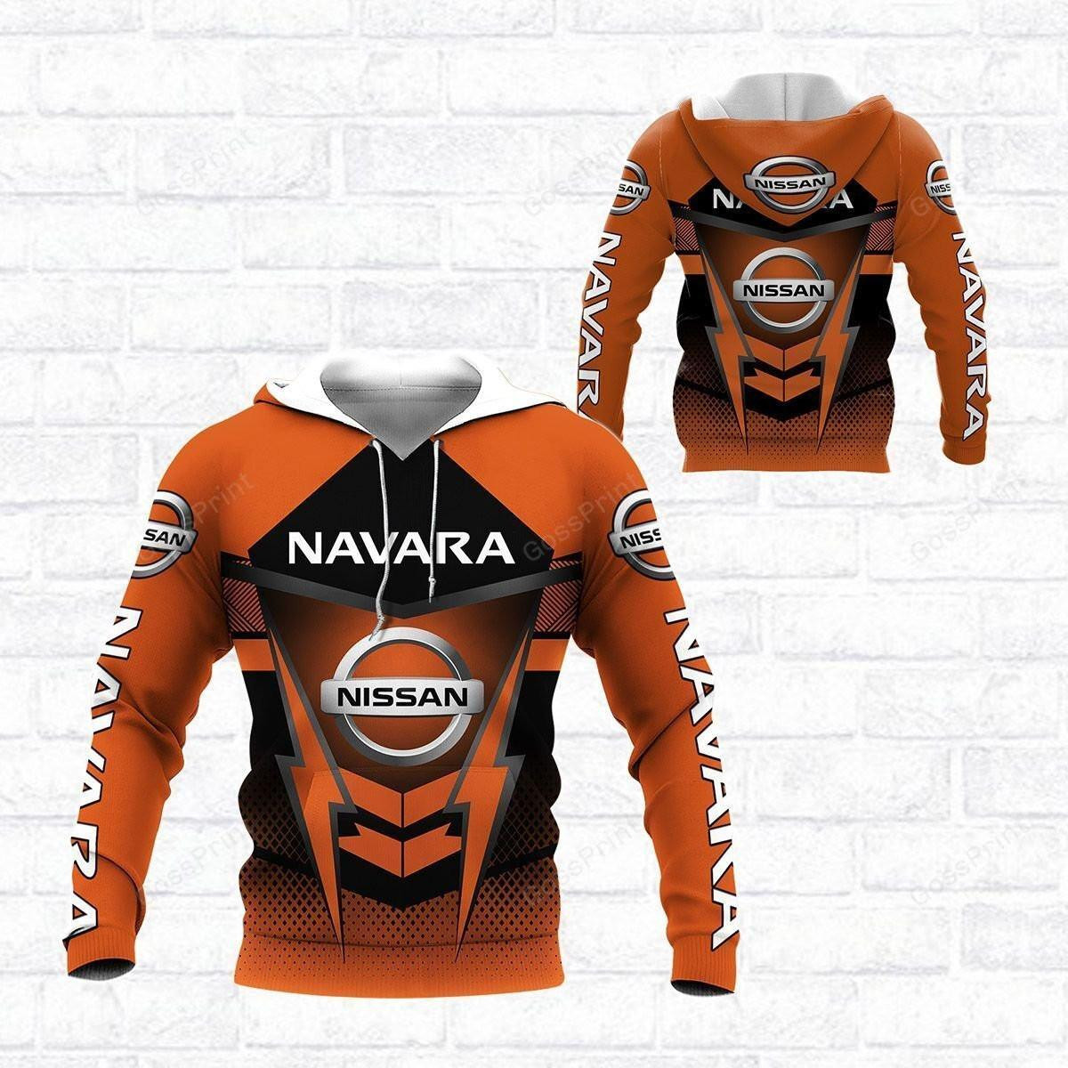 Nissan Navada All Over Print Hoodie Zip Hoodie 156