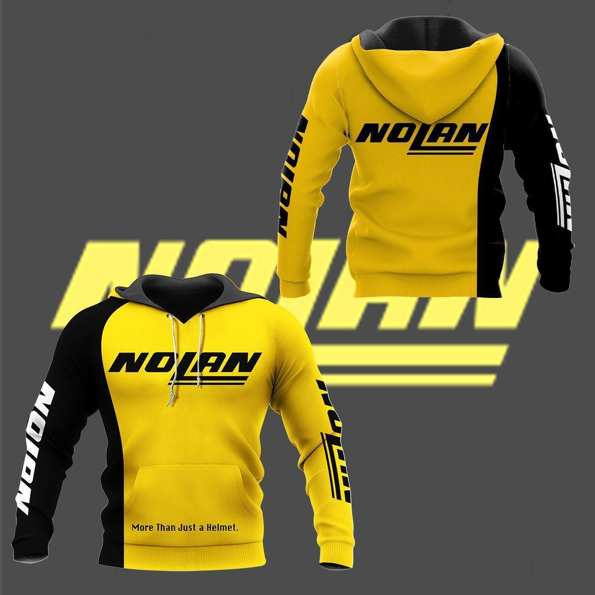 Nolan Helmets Shirt Fan Gift 168 Version Unisex 3d Hoodie Zip Hoodie