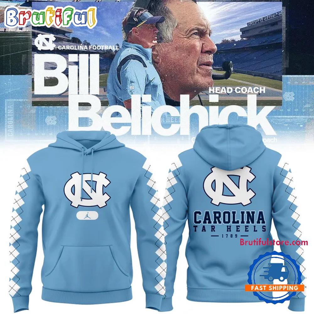 North Carolina Tar Heels Head Coach Bill Belichick Hoodie Shirt
