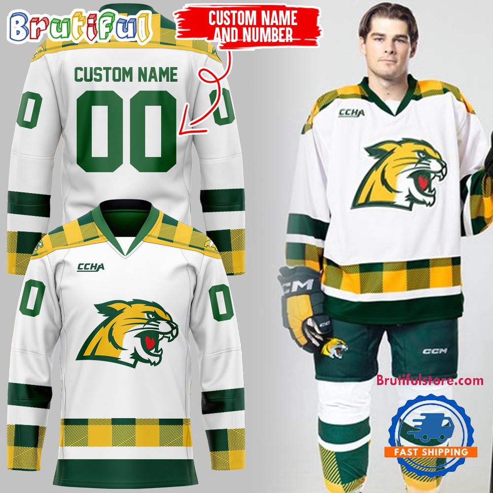 Northern Michigan Wildcats 2025 New Collection Hockey Jersey