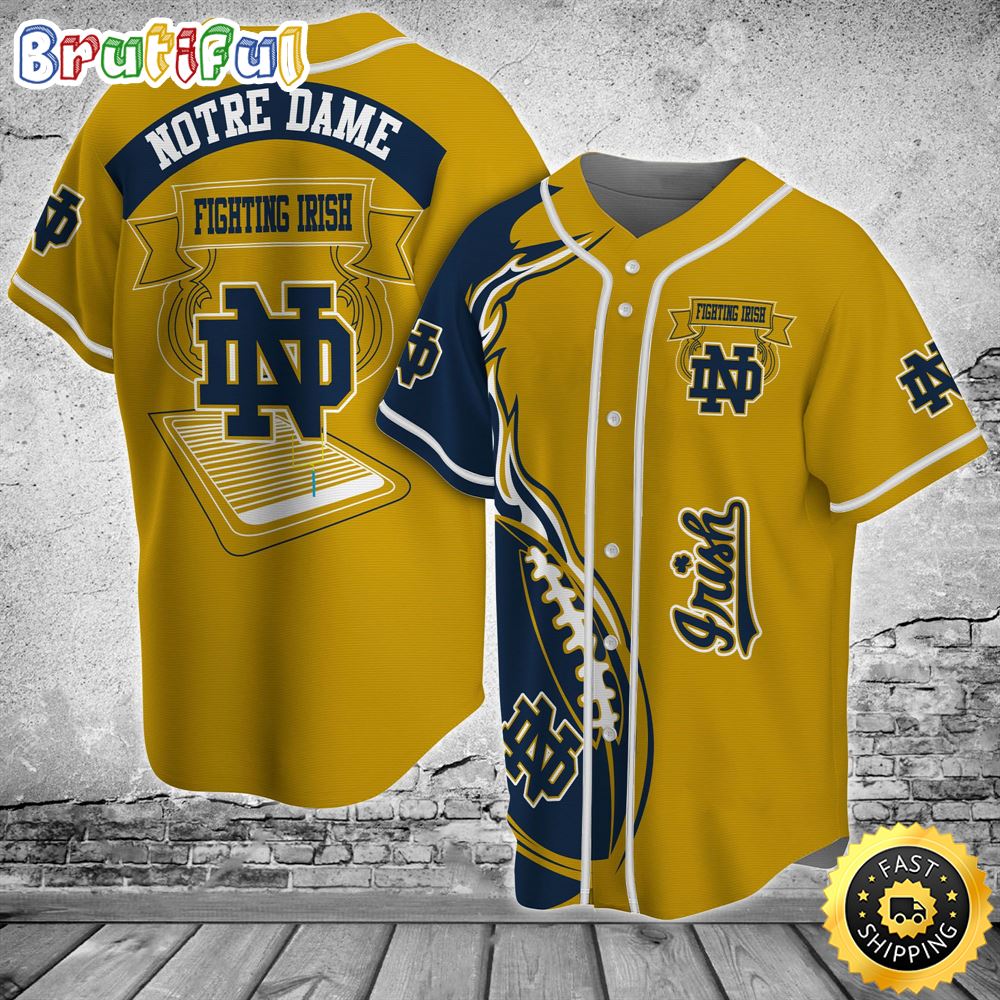 Notre Dame Fighting Irish Classic MLB Baseball Jersey Shirt