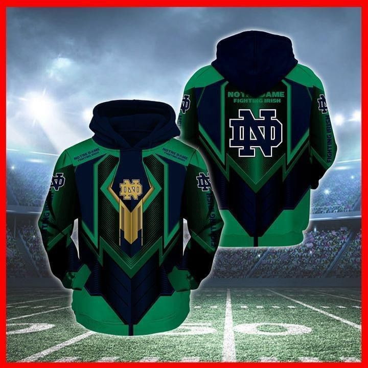 Notre Dame Fighting Irish For Football Hoodie  Zip Hoodie Version 697