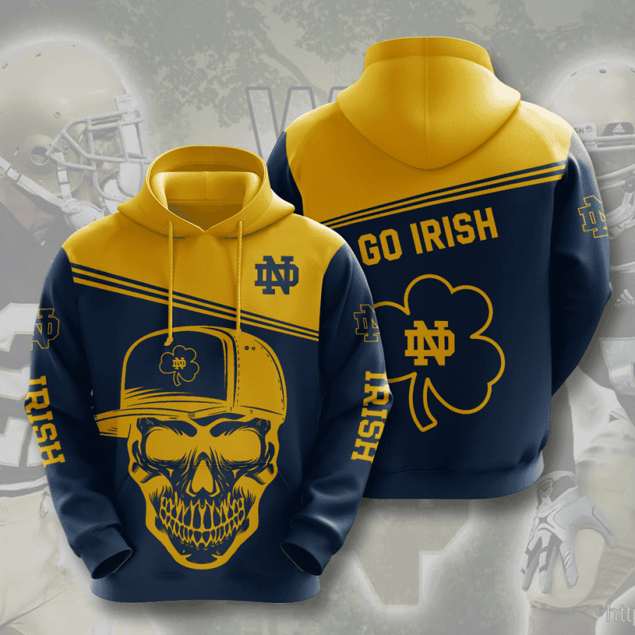 Notre Dame Fighting Irish Hoodie  Zip Hoodie Version 1052