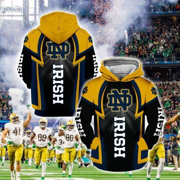 Notre Dame Fighting Irish Hoodie  Zip Hoodie Version 733