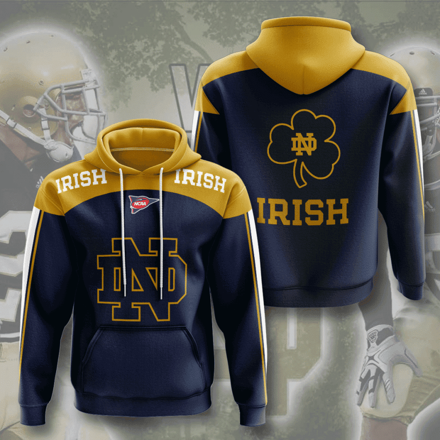 Notre Dame Fighting Irish Hoodie  Zip Hoodie Version 744