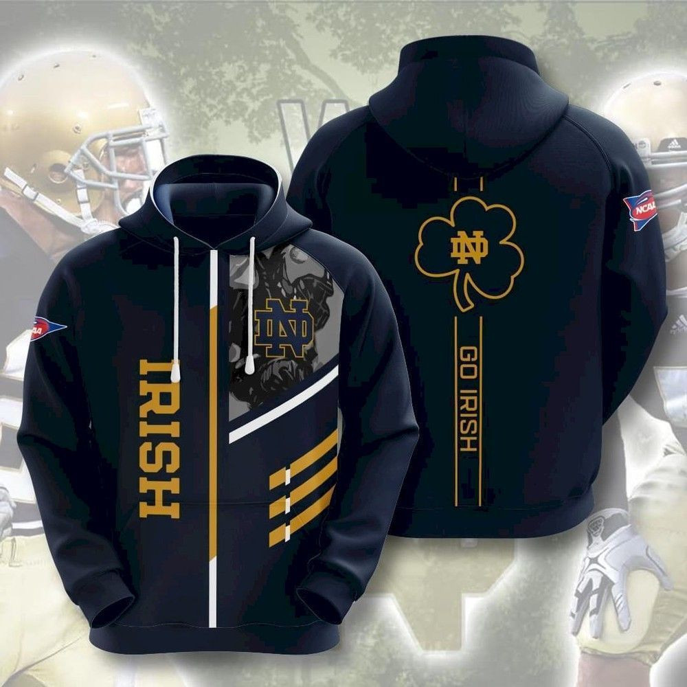 Notre Dame Fighting Irish Hoodie  Zip Hoodie Version 963