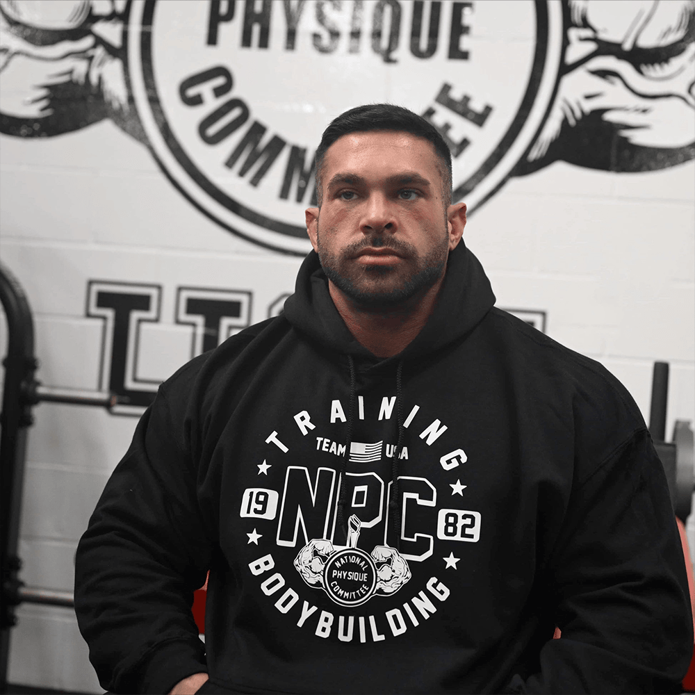 NPC Hoodie Training Bodybuilding 1982 NPC Merch Fathers Day Presents From Daughter