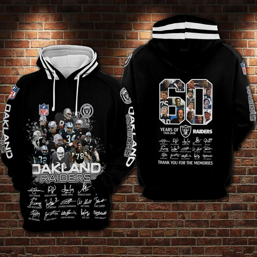 Oakland Raiders Hoodie  Zip Hoodie Version 2330