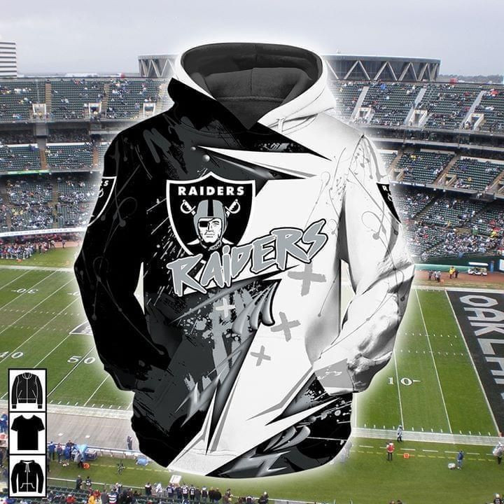 Oakland Raiders Hoodie  Zip Hoodie Version 2347