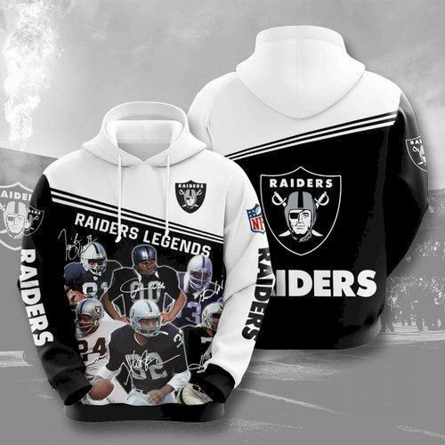 Oakland Raiders Hoodie  Zip Hoodie Version 952