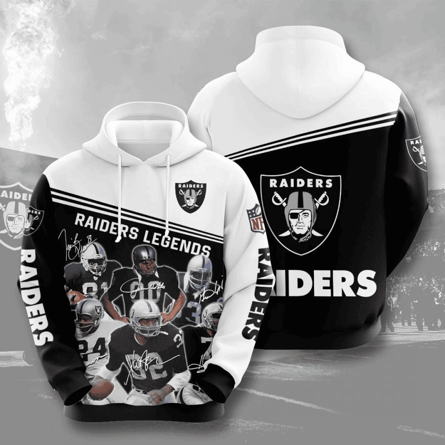 Oakland Raiders NFL Hoodie  Zip Hoodie V4
