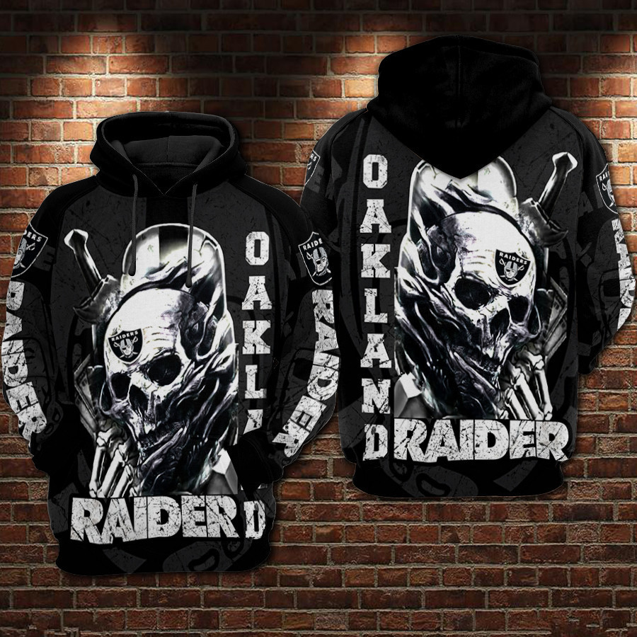 Oakland Raiders NFL Hoodie  Zip Hoodie Version 1