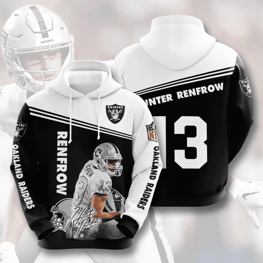 Oakland Raiders Renfrow 13 Hoodie  Zip Hoodie Version 1039
