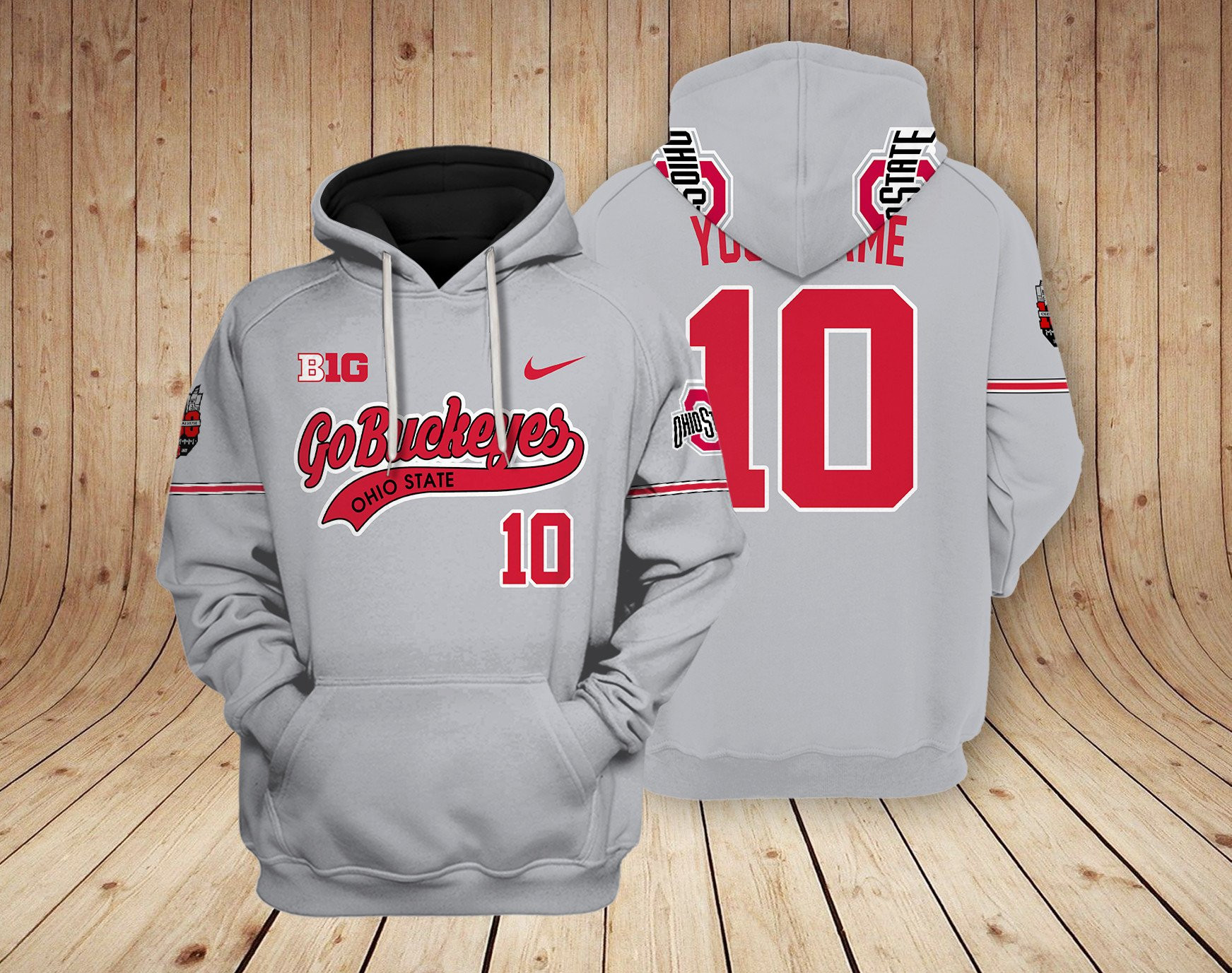 Ohio State Buckeyes Football Custom 3D printed Sweatshirt, Hoodie, Zipped Hoodie Gift For Sport Music Fans