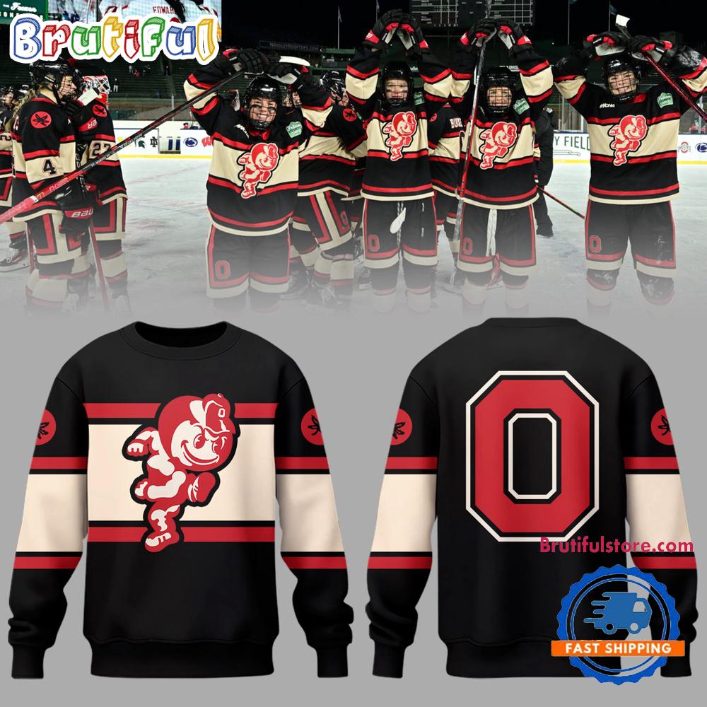 Ohio State Buckeyes Hockey NCAA Limited Frozen Confines 2025 Sweatshirt Gift For Sport Music Fans