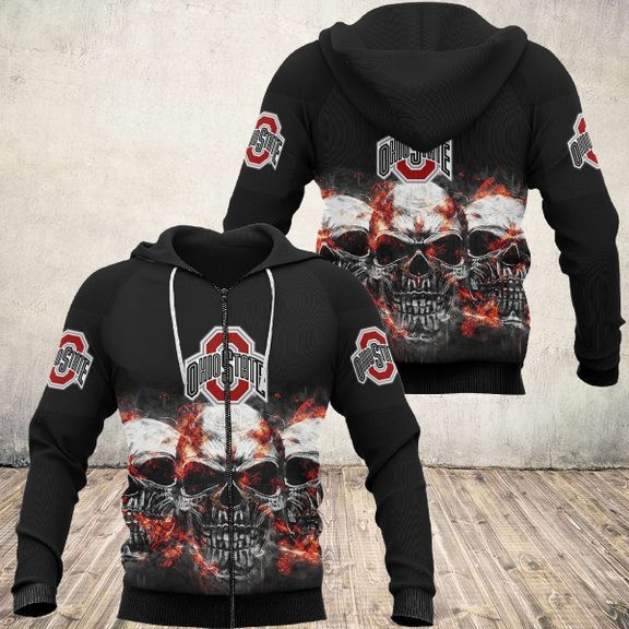 Ohio State Buckeyes Hoodie  Zip Hoodie Style 2346 Gift For Sport Music Fans