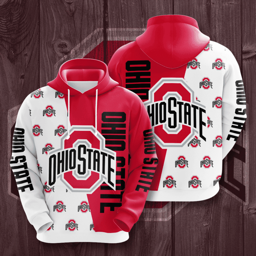 Ohio State Buckeyes Hoodie  Zip Hoodie Style 4 Premium Merchandise