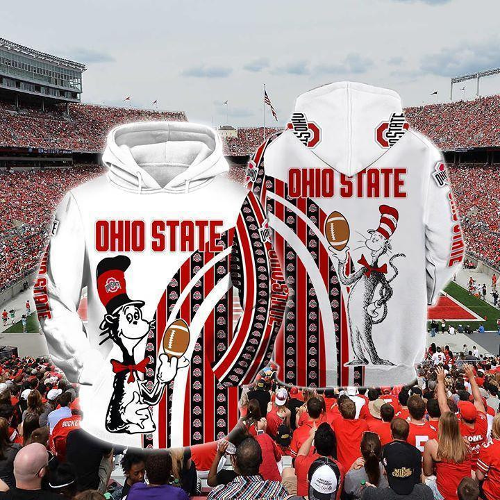 Ohio State Buckeyes Hoodie  Zip Hoodie Version 1070