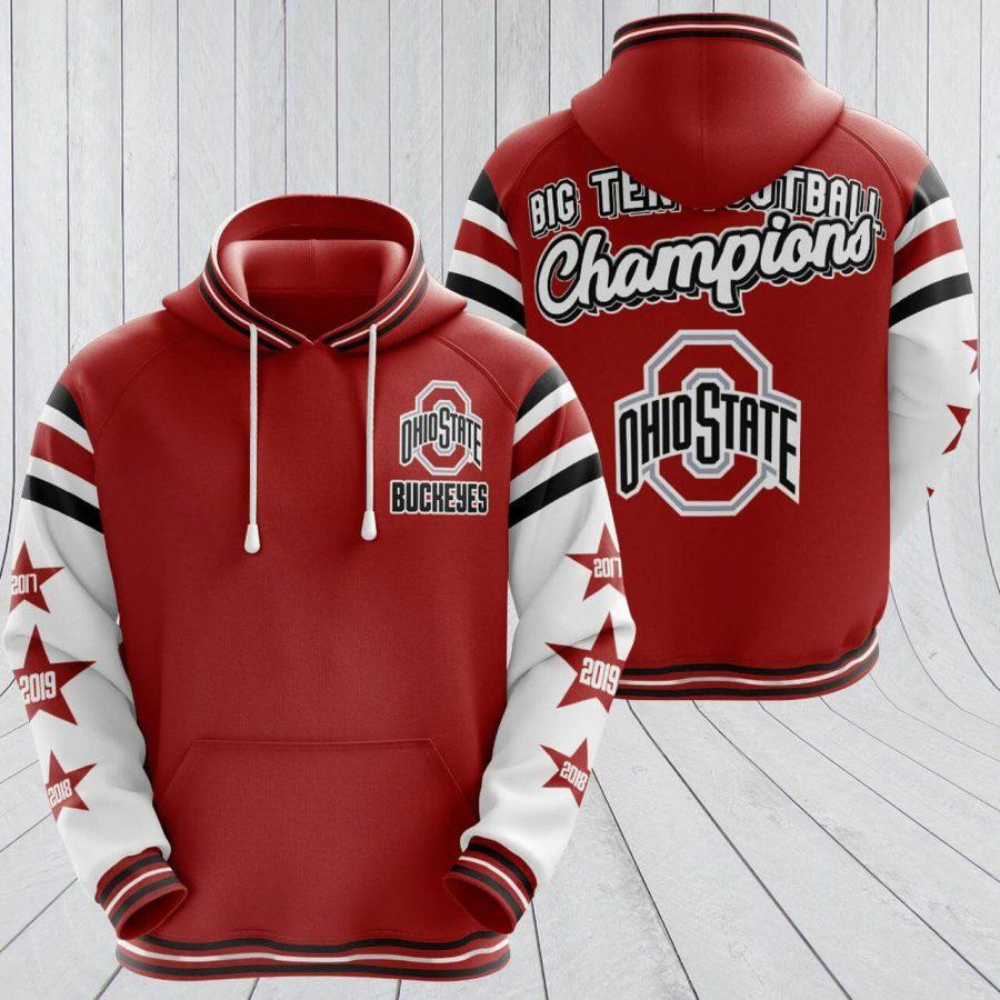 Ohio State Buckeyes Hoodie  Zip Hoodie Version 47