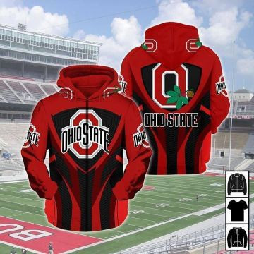 Ohio State Buckeyes Hoodie  Zip Hoodie Version 918