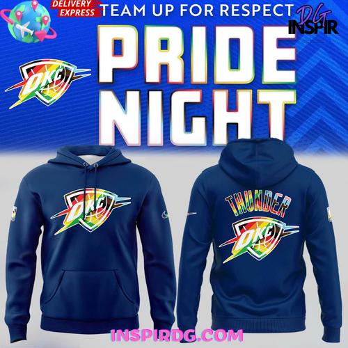 OKC Thunder Pride Night 2025 NBA Hoodie Premium Merchandise
