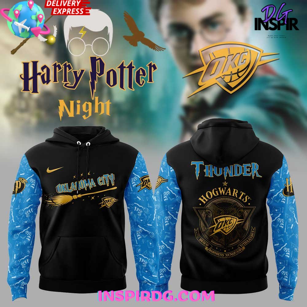 Oklahoma City Thunder Harry Potter Night Special Hoodie Gift For Sport Music Fans