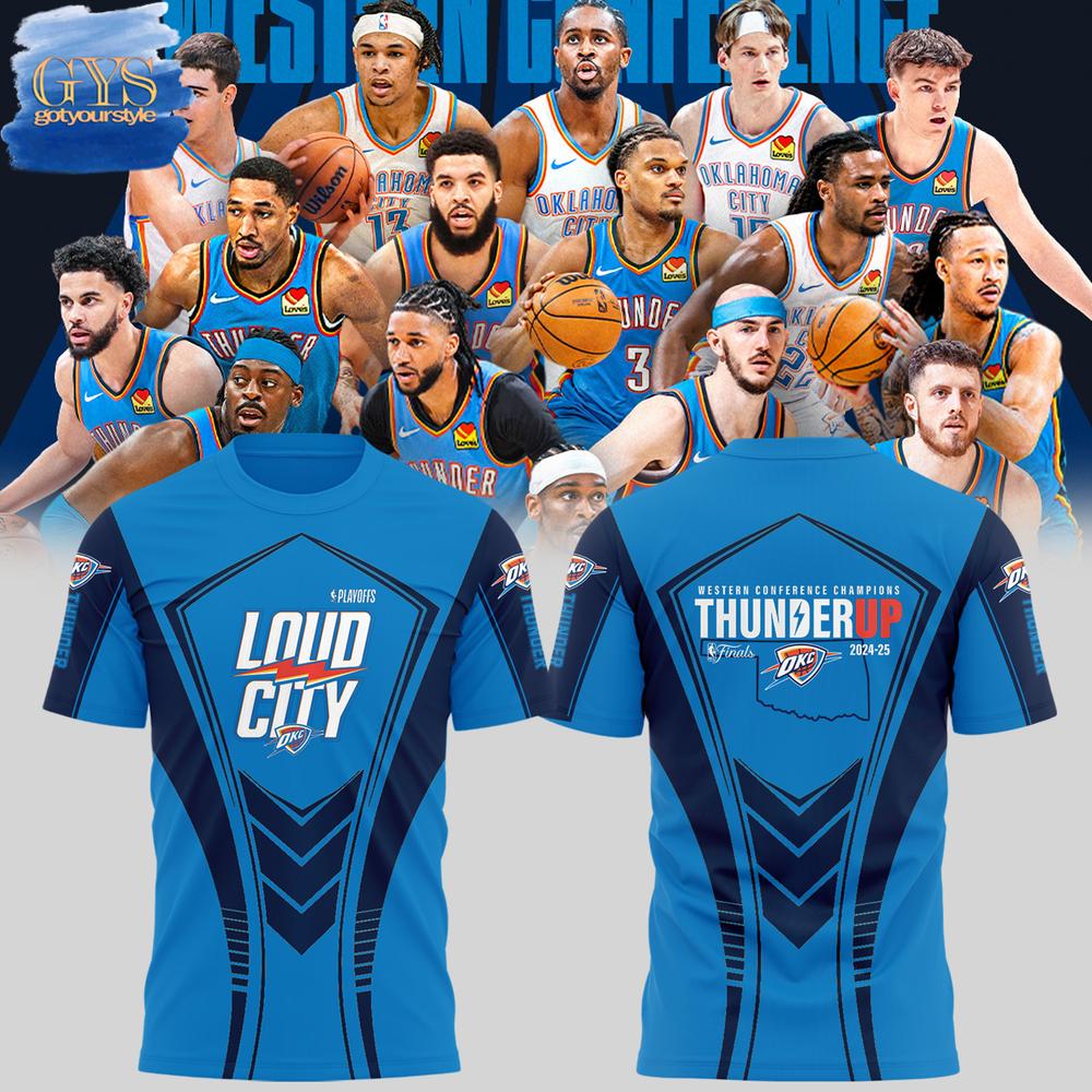 Oklahoma City Thunder Loud City NBA Finals Champions Limited Edition Shirt Gift For Sport Music Fans
