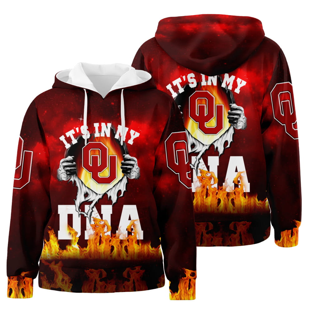 Oklahoma Sooners 3D All Over Print Hoodie, Zip-Up Hoodie Style 06 Gift For Sport Music Fans