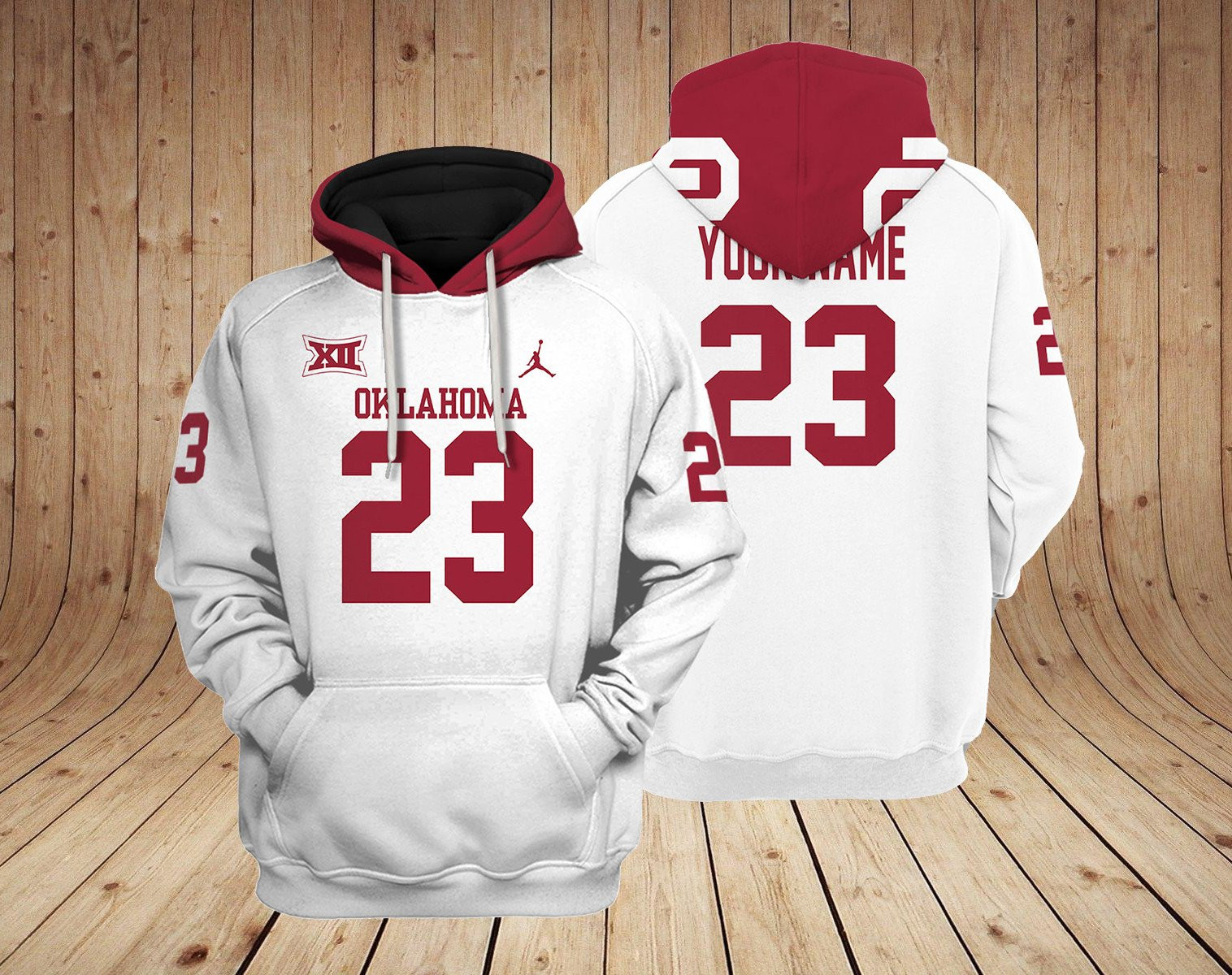 Oklahoma Sooners Football Custom 3D printed Sweatshirt Hoodie Zipped Hoodie
