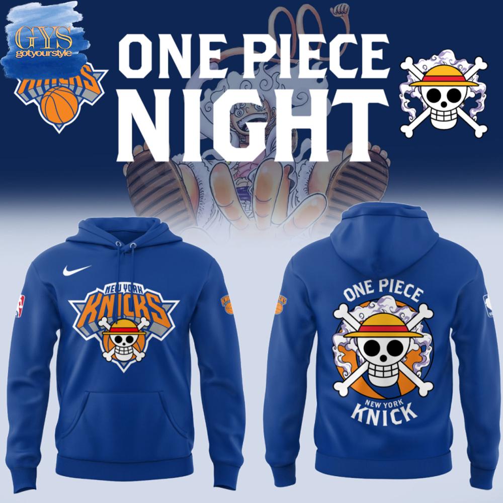 One Piece Night New York Knicks Limited Edition Hoodie