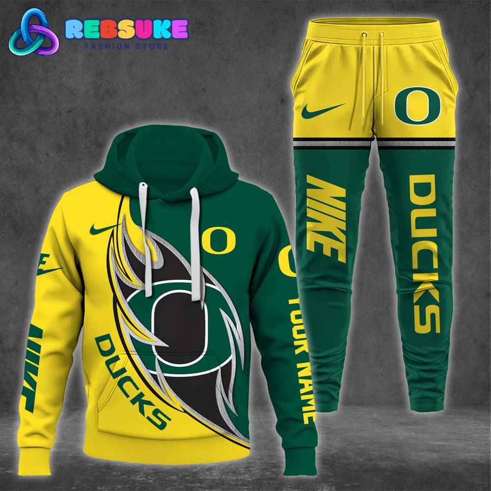 Oregon Ducks NCAA 2024 Combo Hoodie, Pants Premium Merchandise