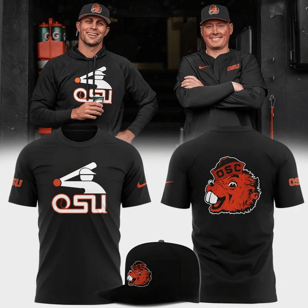 Oregon State Beavers 2025 Baseball Old Logo Shirt Oregon State Beavers Merch Gifts For Fans