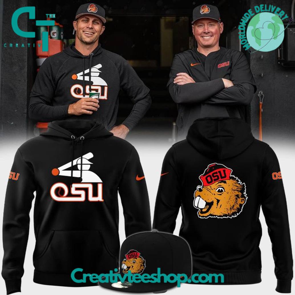 Oregon State Beavers Baseball Old Logo Special Hoodie