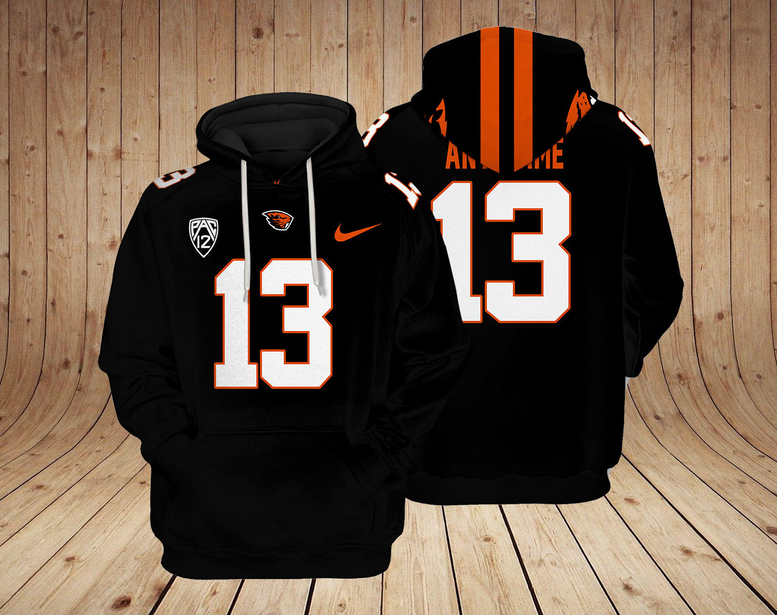 Oregon State Beavers NCAA Custom 3D Hoodie BL3708325