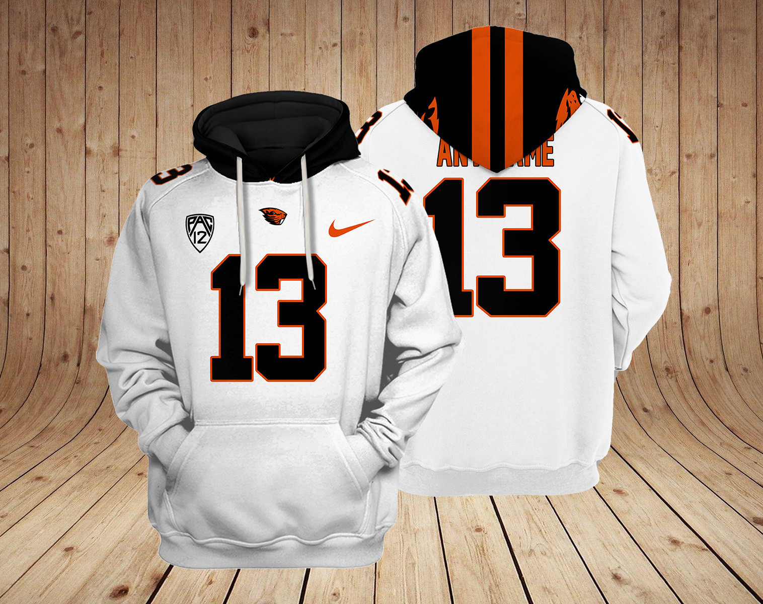 Oregon State Beavers NCAA Custom 3D Hoodie PT3708325