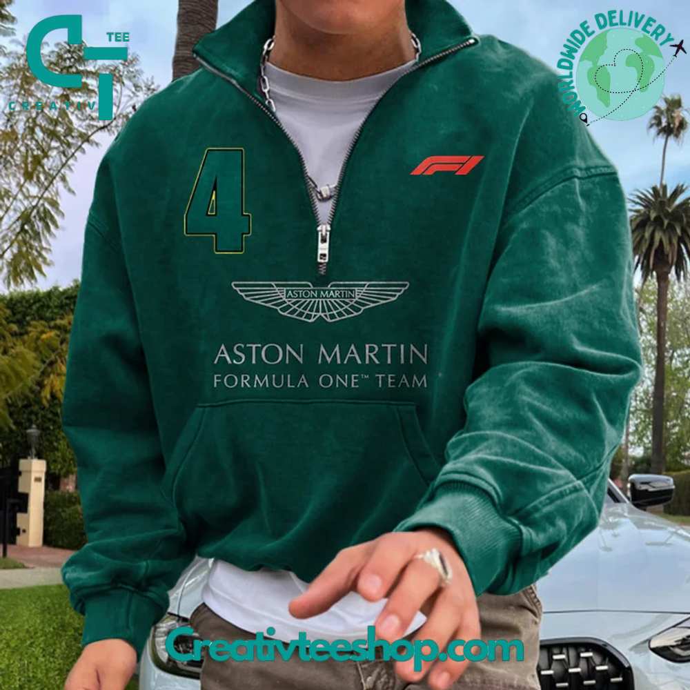 Oversized Aston Martin F1 Team Racing Hoodie