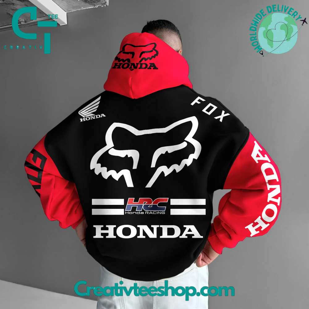 Oversized Honda Racing x Fox Hoodie