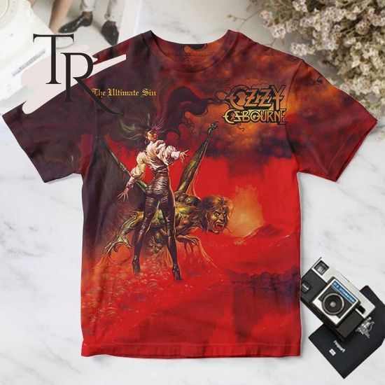 Ozzy Osbourne The Ultimate Sin OZOS All Over Print Shirts