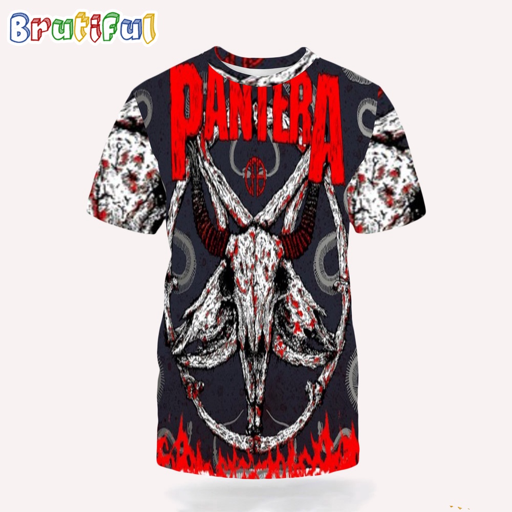 Pantera Poster For Grand Rapids 3D T Shirt