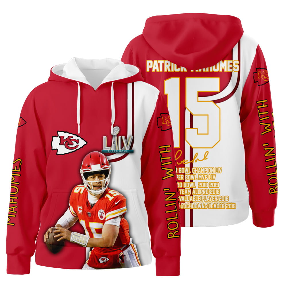 Patrick Mahomes Kansas City Chiefs Super 3D All Over Print Hoodie Zip-Up Hoodie