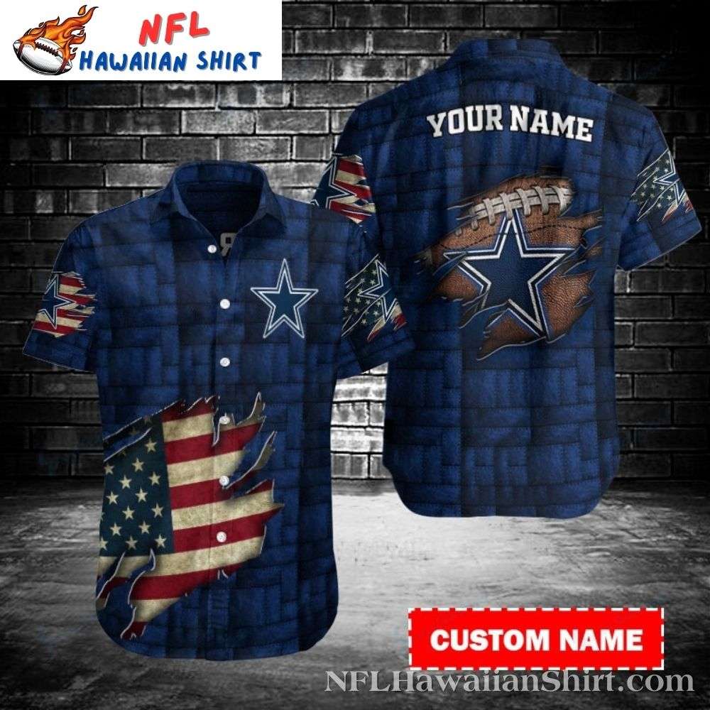 Patriotic Play Dallas Cowboys Football Hawaiian Shirt Gift For Sport Music Fans
