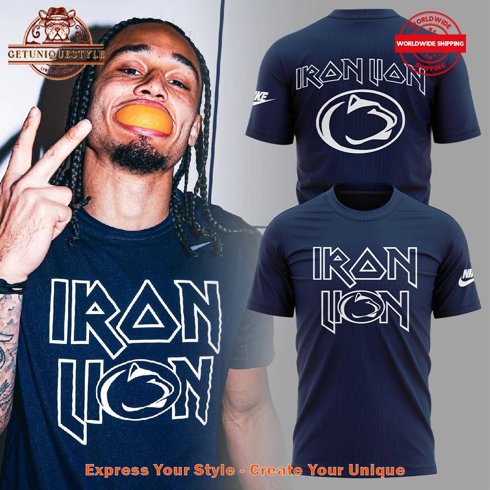Penn State Football Iron Lion Limited Edition T-shirt Gift For Sport Music Fans