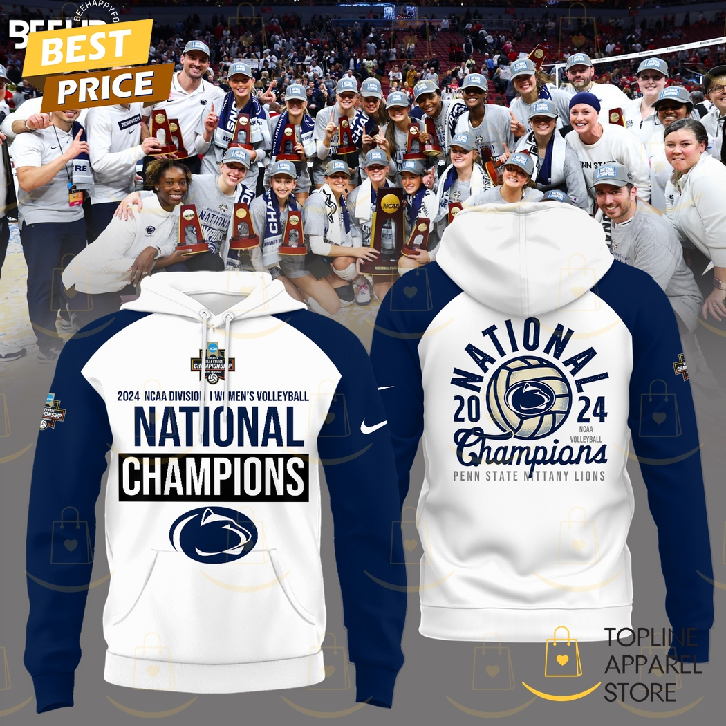 Penn State Nittany Lions 2024-2025 Women Volleyball National Champions Hoodie Gift For Sport Music Fans