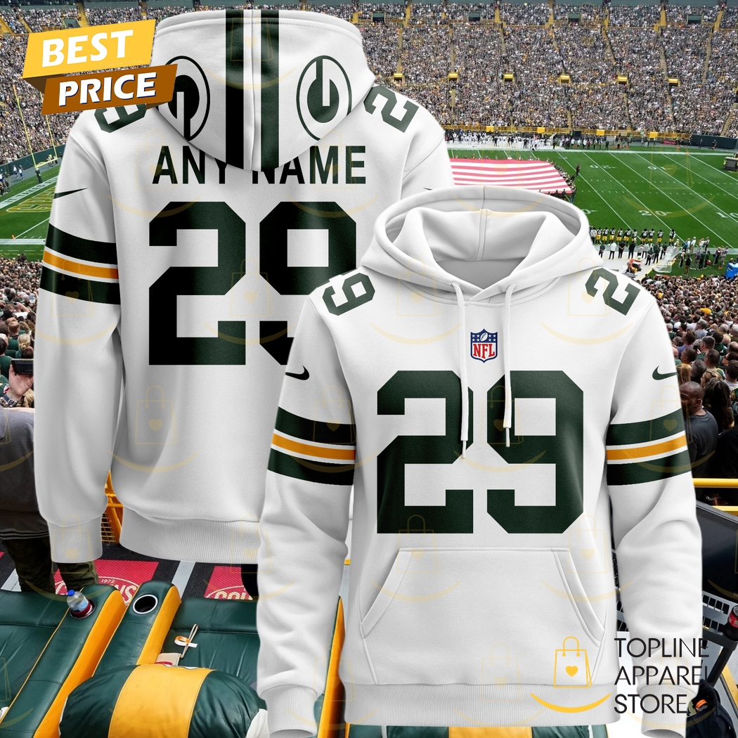 Personalized 2025 Green Bay Packers Design Hoodie - White Gift For Sport Music Fans